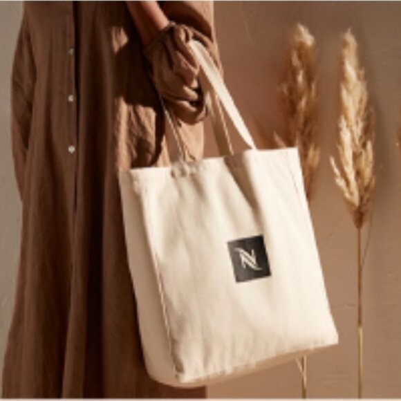 Nespresso Handbags - Nespresso Upcycled Canvas Tote Bag Cream